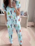 Love Actually Christmas Soft Casual Pajama Set For Women