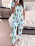 Love Actually Christmas Soft Casual Pajama Set For Women