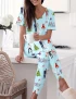Love Actually Christmas Soft Casual Pajama Set For Women