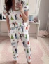 Love Actually Christmas Soft Casual Pajama Set For Women