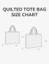 Christmas Quilted Tote Bag