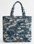 Christmas Quilted Tote Bag