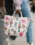 Nutcracker Christmas PVC Tote Bag