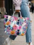 Watercolor Halloween PVC Tote Bag