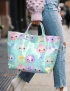 Kawaii Dumpling PVC Tote Bag