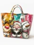 Reindeer Santa Snowman Look At Me Being PVC Tote Bag