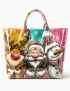 Reindeer Santa Snowman Look At Me Being PVC Tote Bag