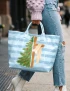 Christmas Tree PVC Tote Bag