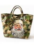 Camo Santa PVC Tote Bag