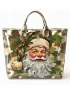 Camo Santa PVC Tote Bag
