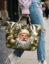 Camo Santa PVC Tote Bag