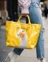Funny You Poopin Goose PVC Tote Bag