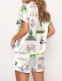 Charleston Silky Satin Pajama Set For Women