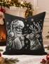 Vintage Santa Claus Boop Pillow Cover