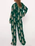 Cheetah Silky Satin Pajama Set For Women
