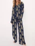 Cheetah Silky Satin Pajama Set For Women