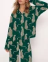 Cheetah Silky Satin Pajama Set For Women