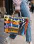 Vintage Colorful Sardine Can PVC Tote Bag
