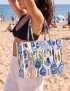 Chinoiserie Tennis PVC Tote Bag