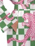 Pink Cheetah Silky Satin Pajama Set For Women