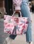 Hockey Romance  PVC Tote Bag