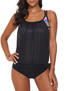 sheshow Side Tie Up Splicing Two-Piece Tankini Set