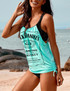 Whiskey Tankini Set For Women