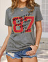 sheshow Kelce Kansas Football Tee For Women 