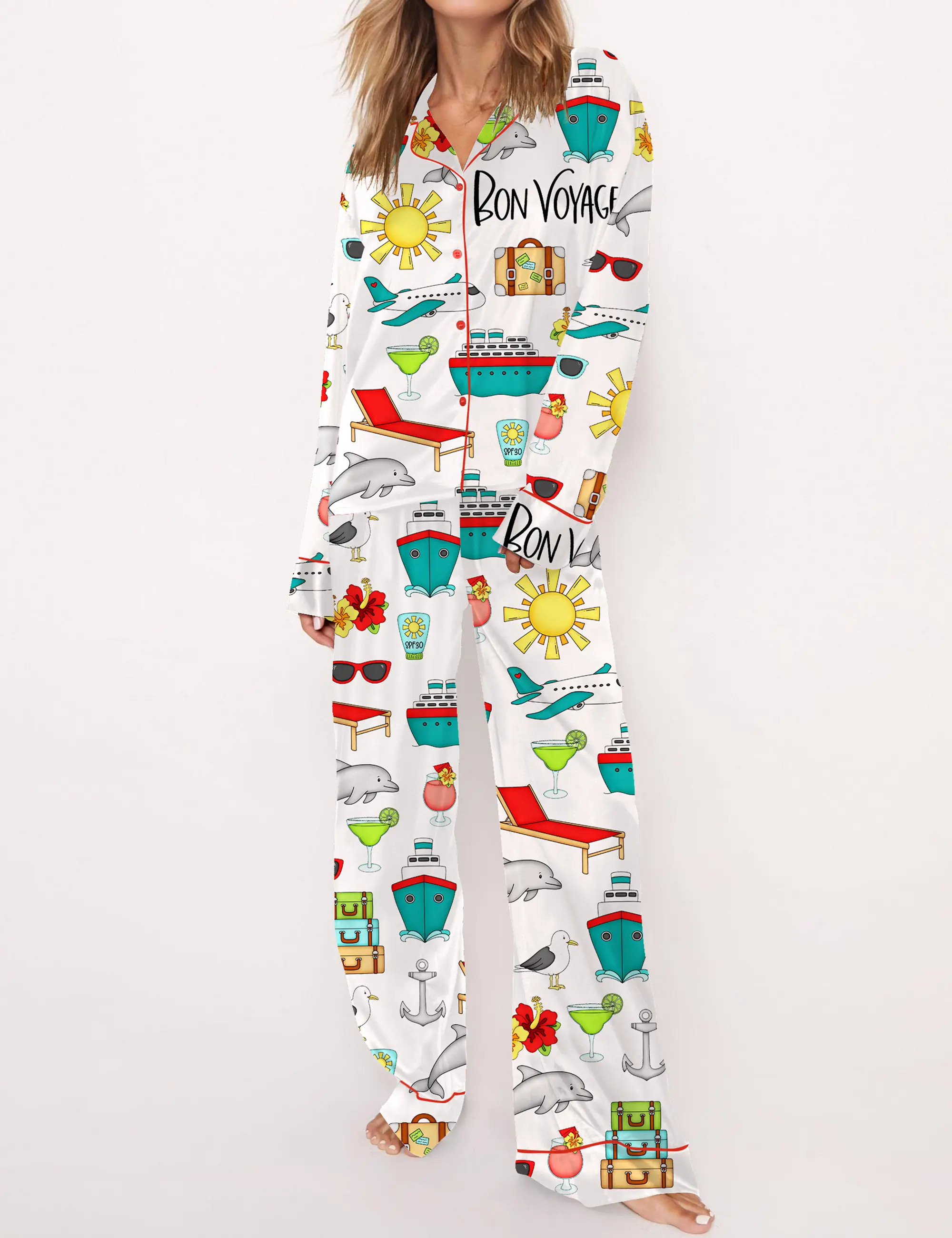 ◆JO'S LOUNGE◆ w Voyage Pajama Set Voyagew w) Voyage Pajama Set - JO'S LOUNGE