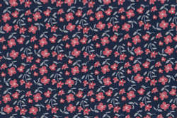 Floral Navy Coral