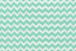 Chevron Mint Large