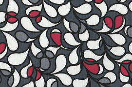 Paisley Gray Red