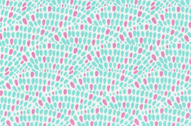 Oval Dots Aqua