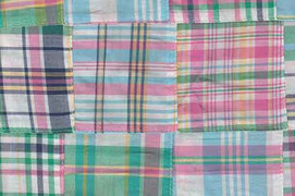 Madras Pink and Blue