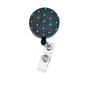 modern id badge reel with fabric cover modern id badge reel with fabric cover