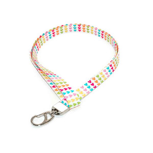 The Color of My Hearts Fabric Lanyard Picture 1 The Color of My Hearts Fabric Lanyard Picture 1