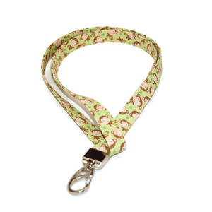 Monkey on Green Lanyard Picture 1 Monkey on Green Lanyard Picture 1