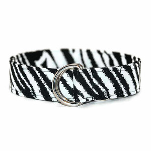 zebra stripes fabric belt with choice of length zebra stripes fabric belt with choice of length
