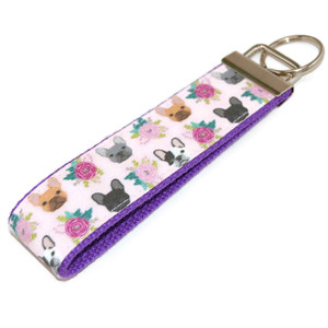 Frenchie French Bulldog Keychain Frenchie French Bulldog Keychain