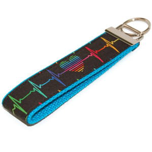 EKG with Heart Keychain Picture 1 EKG with Heart Keychain Picture 1