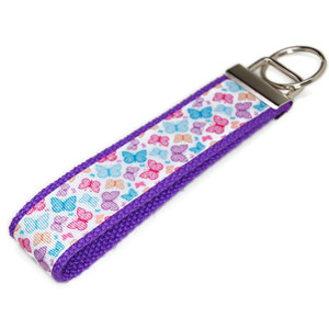 Butterflies Ribbon Keychain Picture 1 Butterflies Ribbon Keychain Picture 1