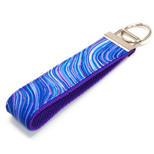 Shades of Purple Swirl Keychain Picture 1 Shades of Purple Swirl Keychain Picture 1