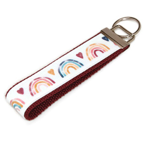 Watercolor Rainbows Keychain Picture 1 Watercolor Rainbows Keychain Picture 1