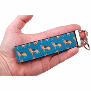german shepard keychain in hand wristlet version german shepard keychain in hand wristlet version