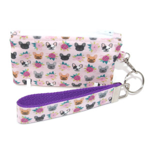 French Bulldog Frenchie Zipper Pouch