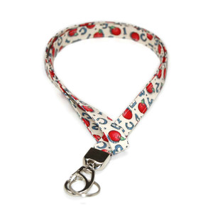 apple alphabet fabric lanyard apple alphabet fabric lanyard