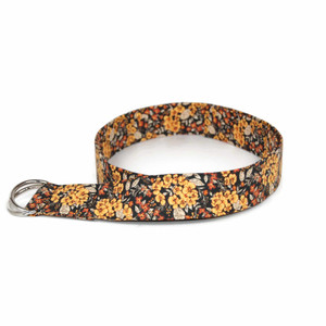 fall golden bloom fabric belt with choice of length fall golden bloom fabric belt with choice of length