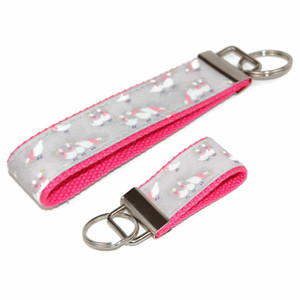 vintage goose keychain silver hardware in both wristlet and mini size vintage goose keychain silver hardware in both wristlet and mini size