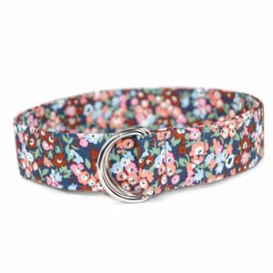 wild garden floral fabric belt with choice of length wild garden floral fabric belt with choice of length