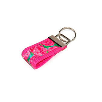 Preppy Roses Mini Keychain